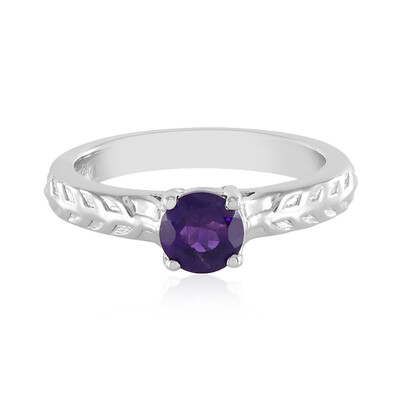 Zambian Amethyst Silver Ring