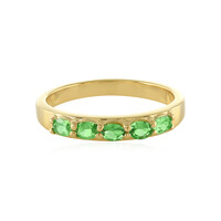 Tsavorite Silver Ring