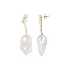 14K Freshwater pearl Gold Earrings (de Melo)