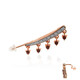 Mozambique Garnet Silver Earrings (M de Luca)