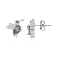 Mystic Quartz Silver Earrings