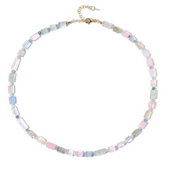 Fancy Beryl Silver Necklace (Riya)