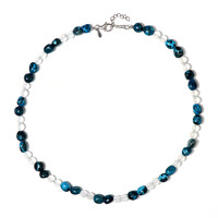 White Quartz Silver Necklace