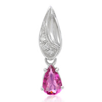 9K Red Cuprian Tourmaline Gold Pendant