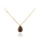 14K Red Zircon Gold Necklace (de Melo)