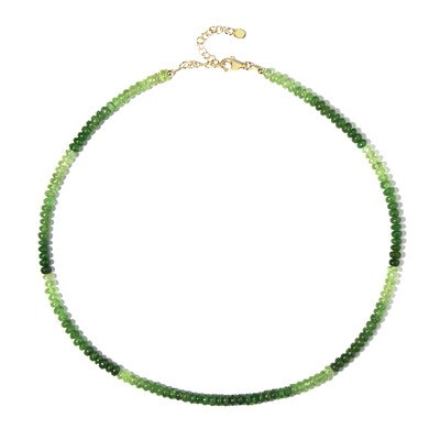 Tanzanian Tsavorite Silver Necklace