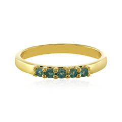 Indicolite Silver Ring