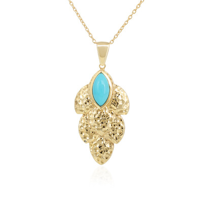 Sleeping Beauty Turquoise Silver Necklace
