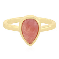 Rhodochrosite Silver Ring