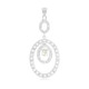 Fancy Tourmaline Silver Pendant