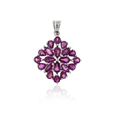 Mozambique Ruby Silver Pendant