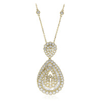 14K SI2 (H) Diamond Gold Necklace (CIRARI)
