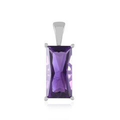 Zambian Amethyst Silver Pendant