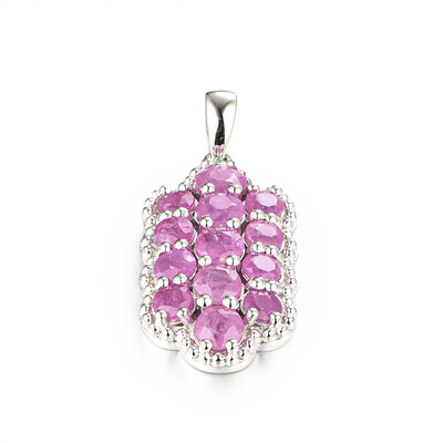 Mozambique Ruby Silver Pendant