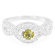 Cuprian Tourmaline Silver Ring