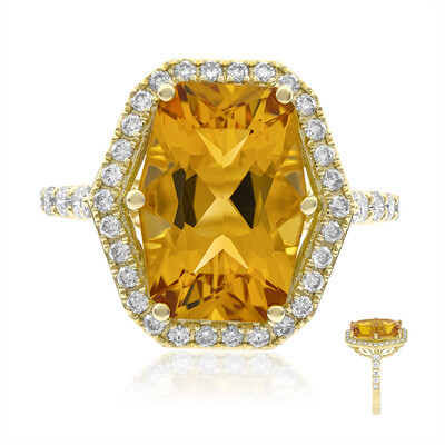 14K Citrine Gold Ring (CIRARI)