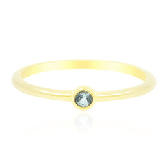 9K Nigerian Paraiba Tourmaline Gold Ring