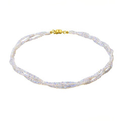 Welo Opal Silver Necklace