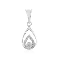 I2 (I) Diamond Silver Pendant