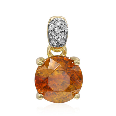 9K Spanish Sphalerite Gold Pendant