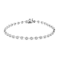 SI2 (G) Diamond Platinum Bracelet