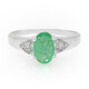 Bahia Emerald Silver Ring