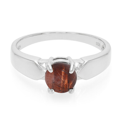 Red Tiger´s Eye Silver Ring