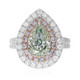 18K SI1 Green Diamond Gold Ring (CIRARI)