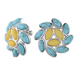 Turquoise Silver Earrings