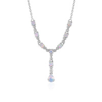Welo Opal Silver Necklace