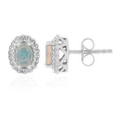 Welo Opal Silver Earrings