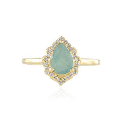Grandidierite Silver Ring