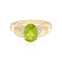 18K Peridot Gold Ring