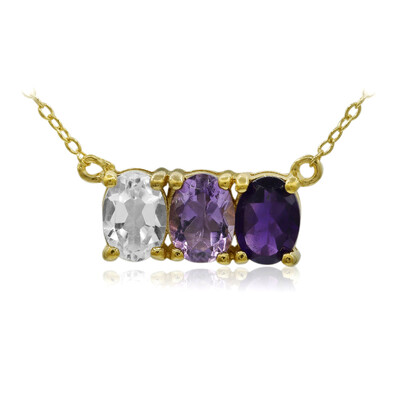 White Topaz Silver Necklace