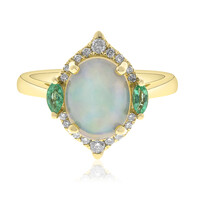 10K AAA Welo Opal Gold Ring