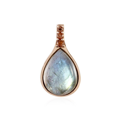 Green Maniry Labradorite Silver Pendant (KM by Juwelo)