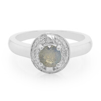 Romanian Spectrolite Silver Ring