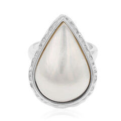 Mabe Pearl Silver Ring (TPC)