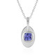 Tanzanite Silver Necklace (de Melo)