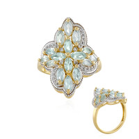 Sky Blue Topaz Silver Ring