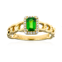14K AAA Kenya Tsavorite Gold Ring (CIRARI)