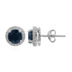 London Blue Topaz Silver Earrings