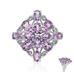 Amethyst Silver Ring