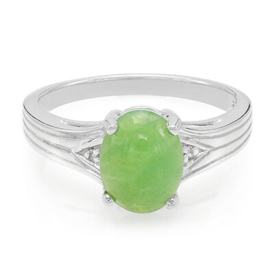 Imperial Chrysoprase Silver Ring