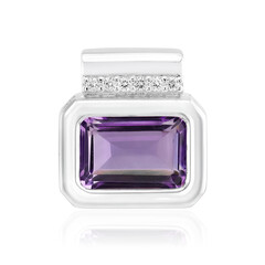 Bolivian Amethyst Silver Pendant