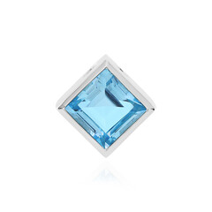 Sky Blue Topaz Silver Pendant