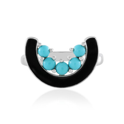 Sleeping Beauty Turquoise Silver Ring