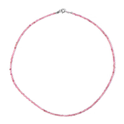 Strawberry Quartz Silver Necklace