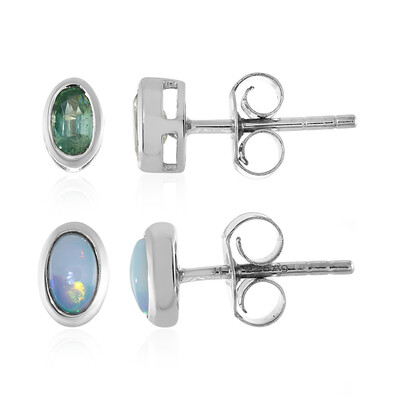 Mint Kyanite Silver Earrings