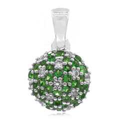 Tsavorite Silver Pendant